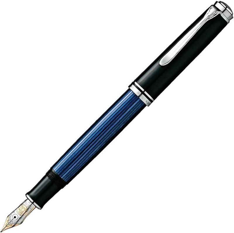 Pelikan Premium M405 Fountain Pen - Black/Blue - Image 2